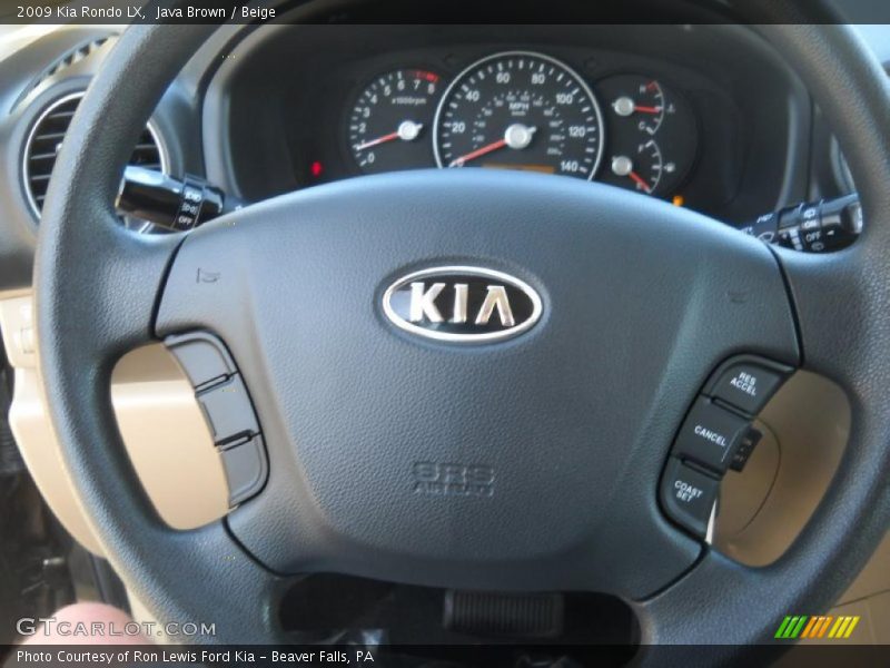 Java Brown / Beige 2009 Kia Rondo LX