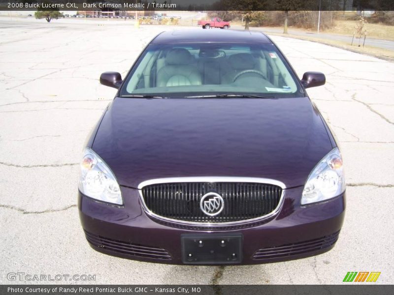 Dark Crimson Metallic / Titanium 2008 Buick Lucerne CXL