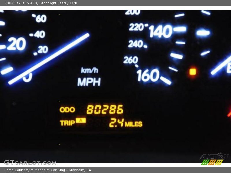 Moonlight Pearl / Ecru 2004 Lexus LS 430