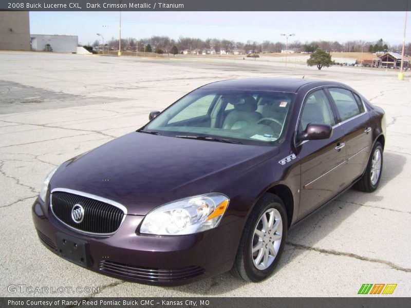 Dark Crimson Metallic / Titanium 2008 Buick Lucerne CXL