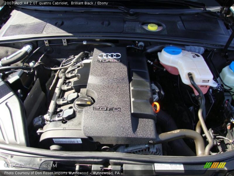 Brilliant Black / Ebony 2007 Audi A4 2.0T quattro Cabriolet
