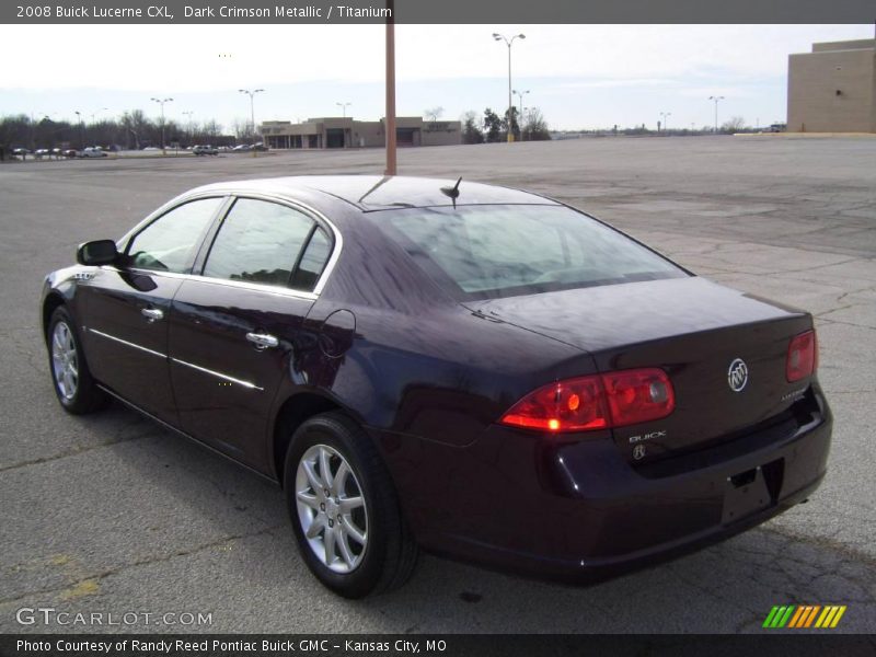 Dark Crimson Metallic / Titanium 2008 Buick Lucerne CXL