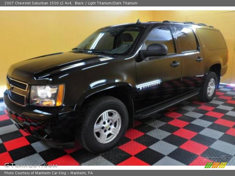 Black / Light Titanium/Dark Titanium 2007 Chevrolet Suburban 1500 LS 4x4