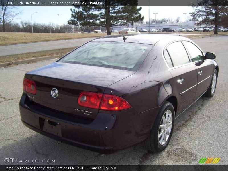 Dark Crimson Metallic / Titanium 2008 Buick Lucerne CXL