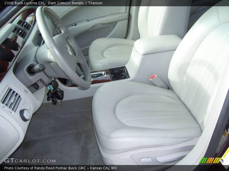 Dark Crimson Metallic / Titanium 2008 Buick Lucerne CXL