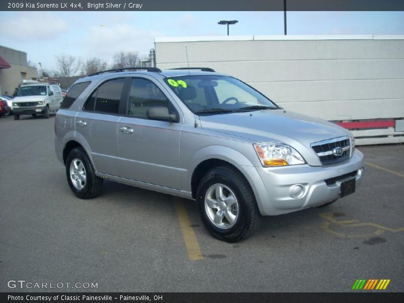 Bright Silver / Gray 2009 Kia Sorento LX 4x4