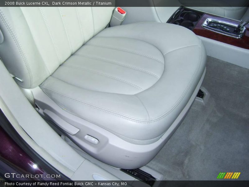 Dark Crimson Metallic / Titanium 2008 Buick Lucerne CXL