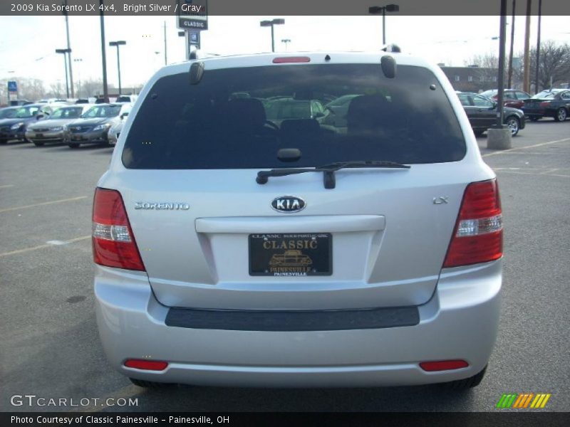 Bright Silver / Gray 2009 Kia Sorento LX 4x4