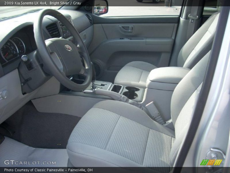Bright Silver / Gray 2009 Kia Sorento LX 4x4