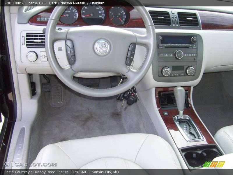 Dark Crimson Metallic / Titanium 2008 Buick Lucerne CXL