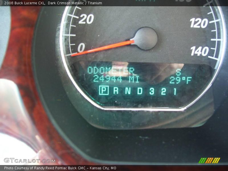 Dark Crimson Metallic / Titanium 2008 Buick Lucerne CXL