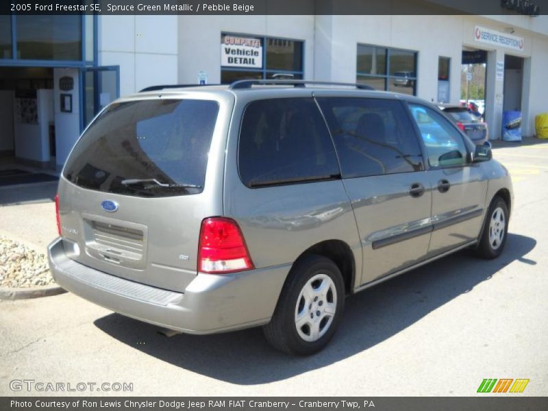 Spruce Green Metallic / Pebble Beige 2005 Ford Freestar SE