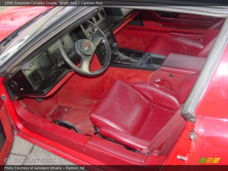 Bright Red / Carmine Red 1985 Chevrolet Corvette Coupe