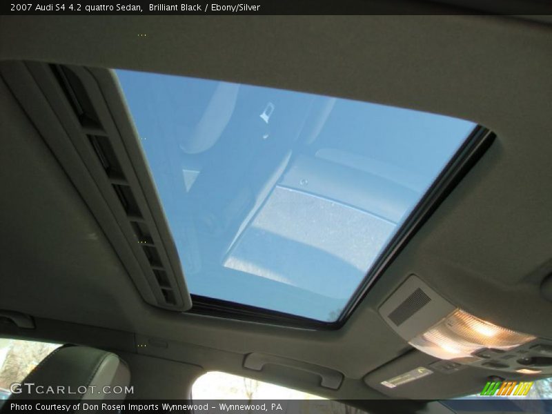 Brilliant Black / Ebony/Silver 2007 Audi S4 4.2 quattro Sedan