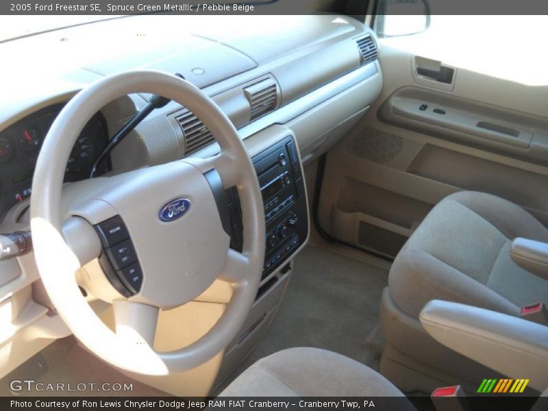 Spruce Green Metallic / Pebble Beige 2005 Ford Freestar SE