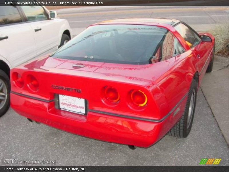 Bright Red / Carmine Red 1985 Chevrolet Corvette Coupe