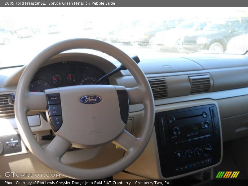 Spruce Green Metallic / Pebble Beige 2005 Ford Freestar SE