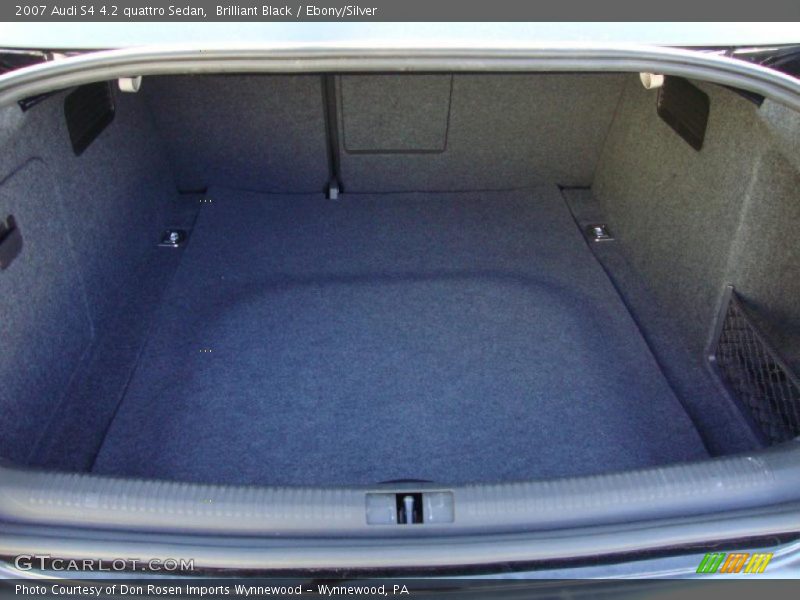 Brilliant Black / Ebony/Silver 2007 Audi S4 4.2 quattro Sedan