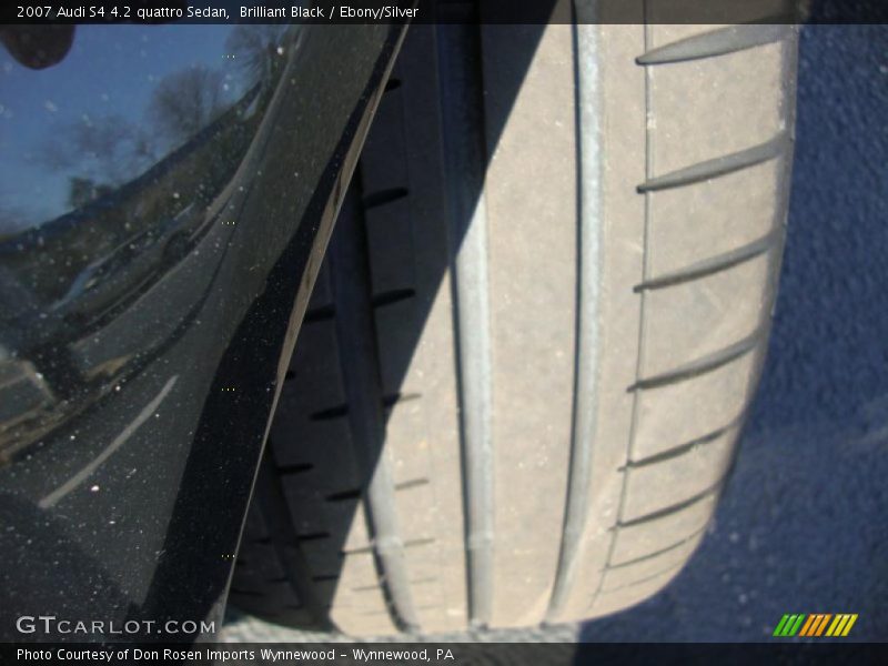 Brilliant Black / Ebony/Silver 2007 Audi S4 4.2 quattro Sedan