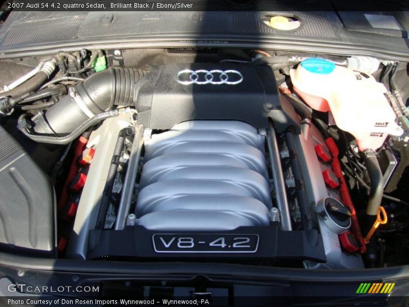 Brilliant Black / Ebony/Silver 2007 Audi S4 4.2 quattro Sedan