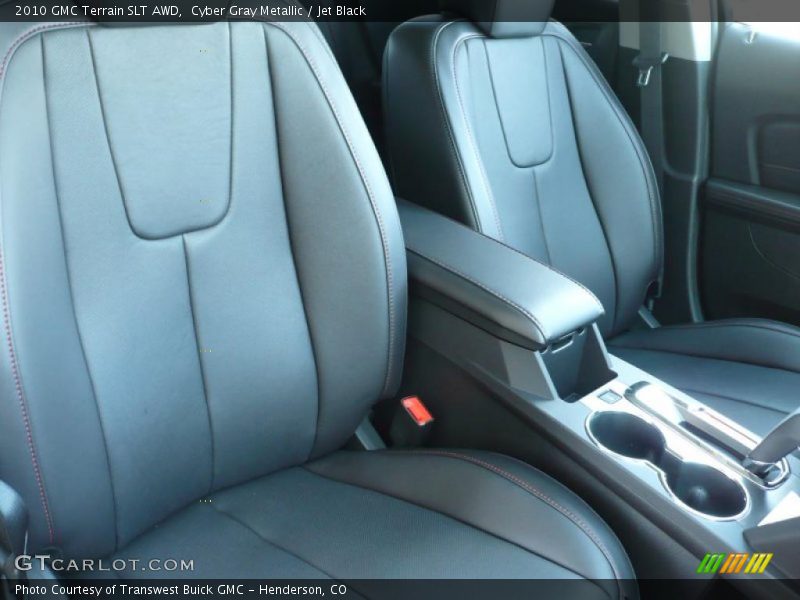 Cyber Gray Metallic / Jet Black 2010 GMC Terrain SLT AWD