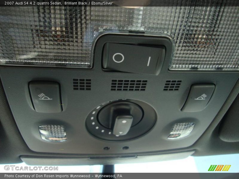 Brilliant Black / Ebony/Silver 2007 Audi S4 4.2 quattro Sedan