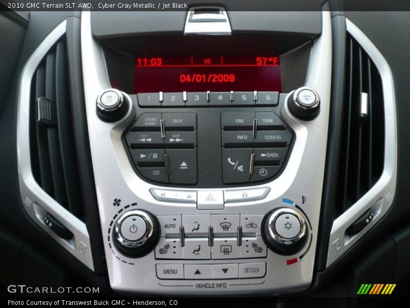 Cyber Gray Metallic / Jet Black 2010 GMC Terrain SLT AWD