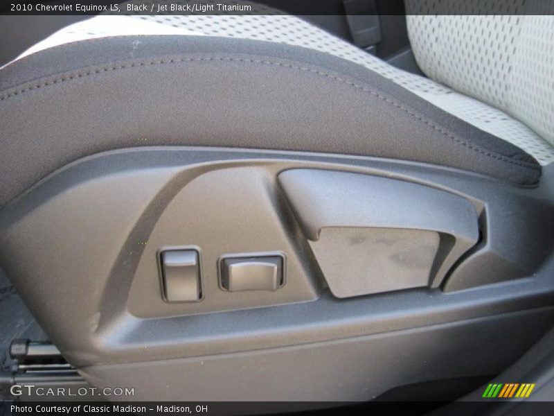 Black / Jet Black/Light Titanium 2010 Chevrolet Equinox LS