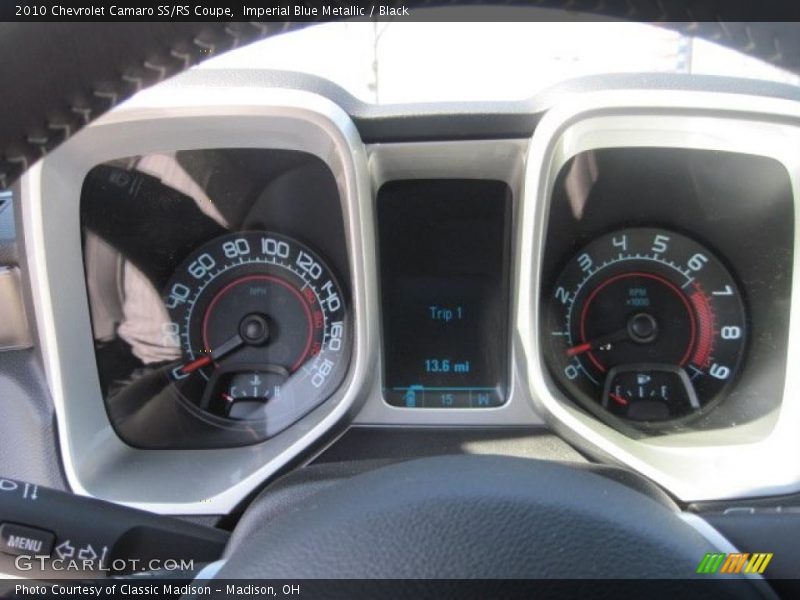 Imperial Blue Metallic / Black 2010 Chevrolet Camaro SS/RS Coupe