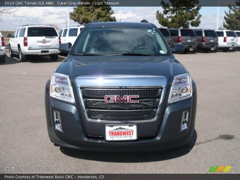Cyber Gray Metallic / Light Titanium 2010 GMC Terrain SLE AWD