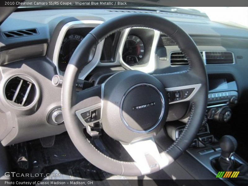 Imperial Blue Metallic / Black 2010 Chevrolet Camaro SS/RS Coupe