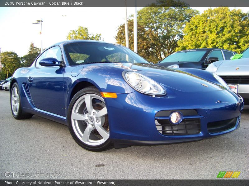 Cobalt Blue / Black 2008 Porsche Cayman