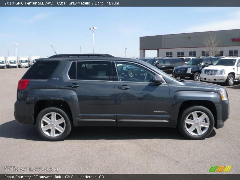Cyber Gray Metallic / Light Titanium 2010 GMC Terrain SLE AWD