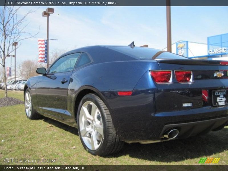 Imperial Blue Metallic / Black 2010 Chevrolet Camaro SS/RS Coupe