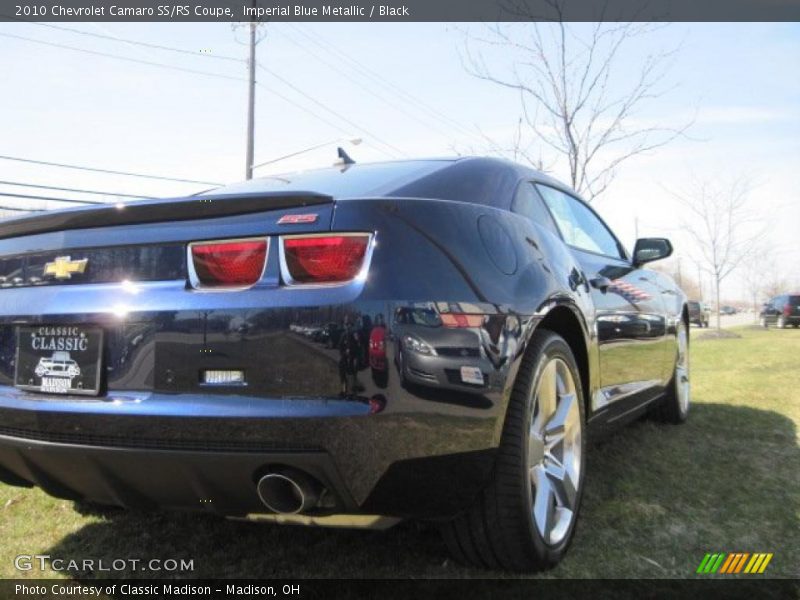 Imperial Blue Metallic / Black 2010 Chevrolet Camaro SS/RS Coupe