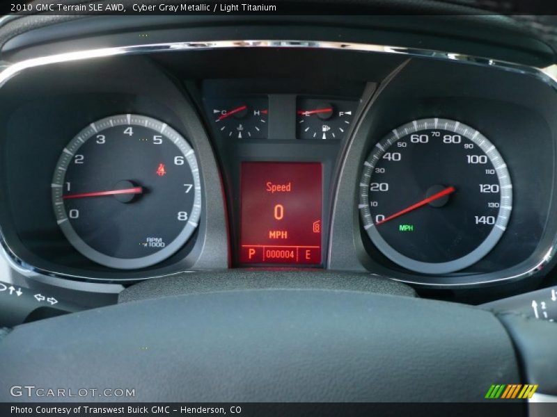 Cyber Gray Metallic / Light Titanium 2010 GMC Terrain SLE AWD