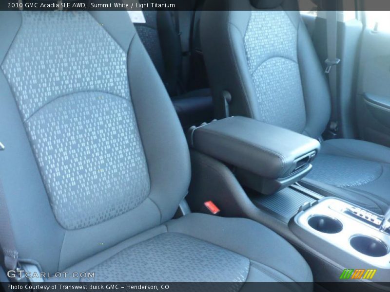 Summit White / Light Titanium 2010 GMC Acadia SLE AWD
