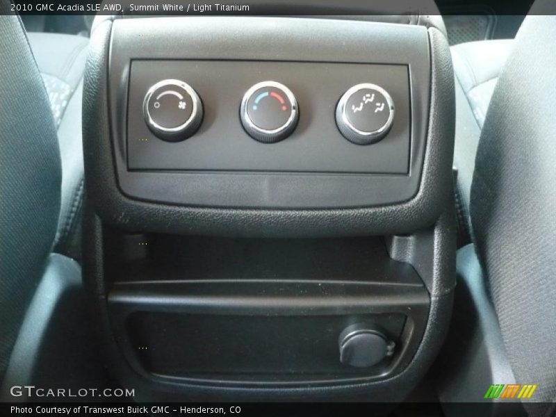 Summit White / Light Titanium 2010 GMC Acadia SLE AWD