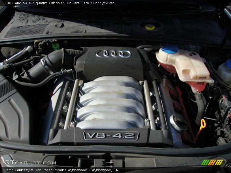 Brilliant Black / Ebony/Silver 2007 Audi S4 4.2 quattro Cabriolet