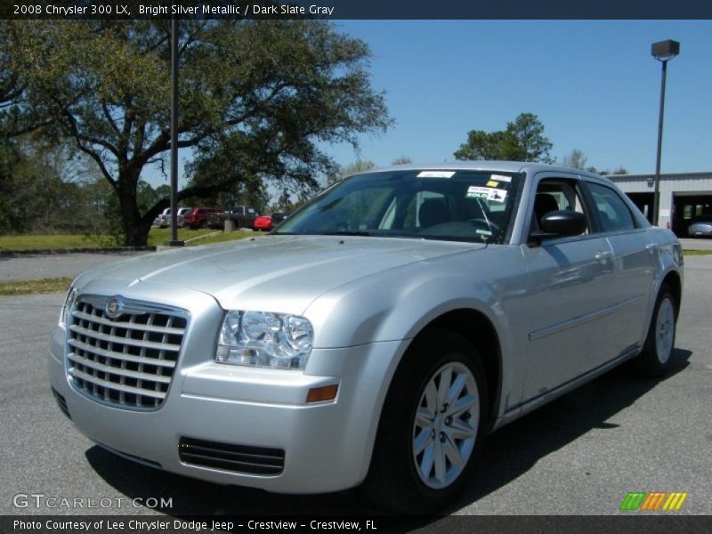 Bright Silver Metallic / Dark Slate Gray 2008 Chrysler 300 LX
