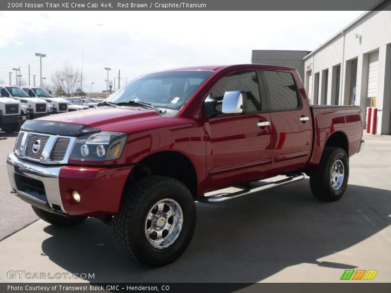 Red Brawn / Graphite/Titanium 2006 Nissan Titan XE Crew Cab 4x4