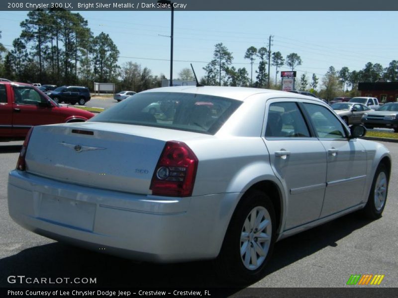 Bright Silver Metallic / Dark Slate Gray 2008 Chrysler 300 LX