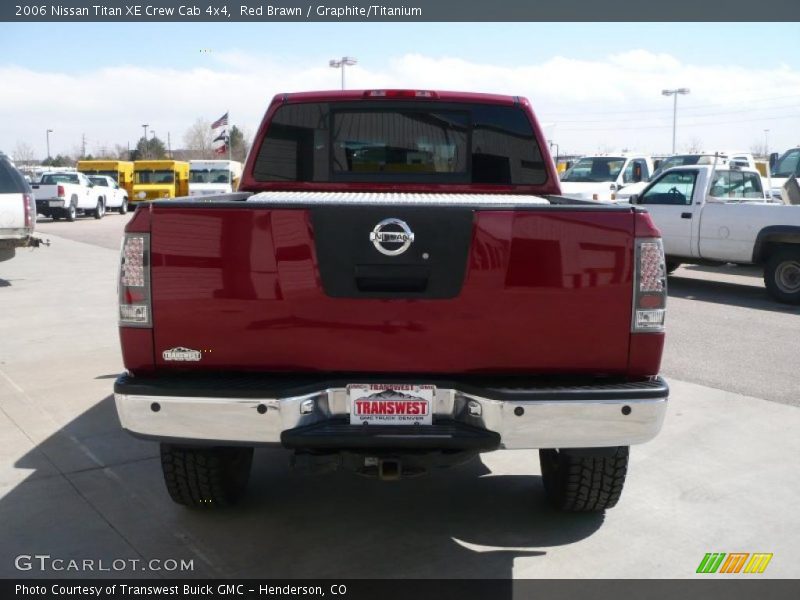 Red Brawn / Graphite/Titanium 2006 Nissan Titan XE Crew Cab 4x4