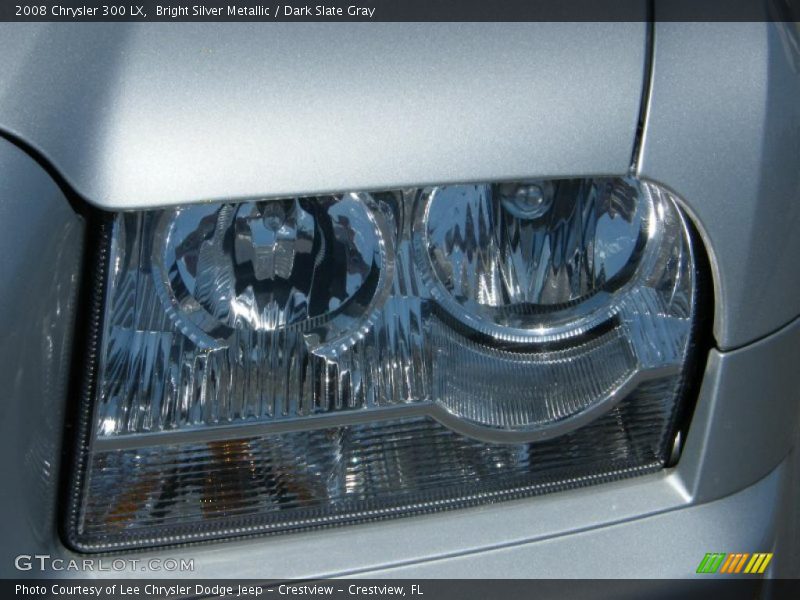 Bright Silver Metallic / Dark Slate Gray 2008 Chrysler 300 LX