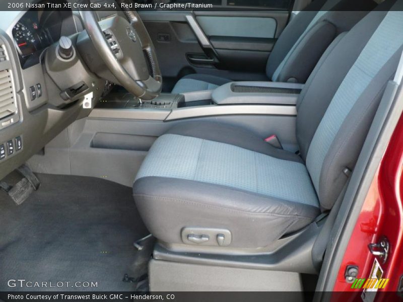 Red Brawn / Graphite/Titanium 2006 Nissan Titan XE Crew Cab 4x4