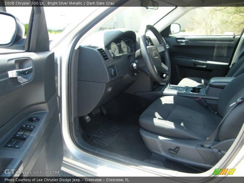 Bright Silver Metallic / Dark Slate Gray 2008 Chrysler 300 LX