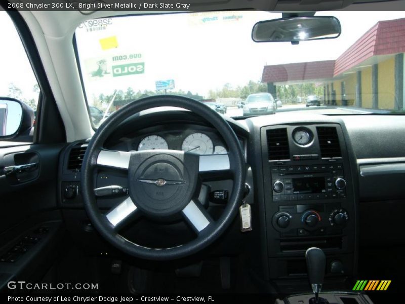 Bright Silver Metallic / Dark Slate Gray 2008 Chrysler 300 LX