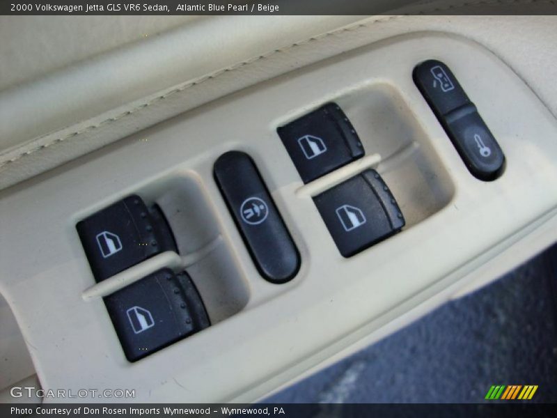 Atlantic Blue Pearl / Beige 2000 Volkswagen Jetta GLS VR6 Sedan