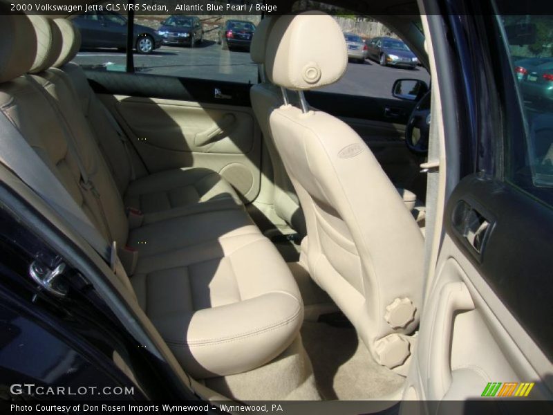 Atlantic Blue Pearl / Beige 2000 Volkswagen Jetta GLS VR6 Sedan