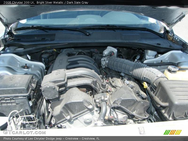 Bright Silver Metallic / Dark Slate Gray 2008 Chrysler 300 LX